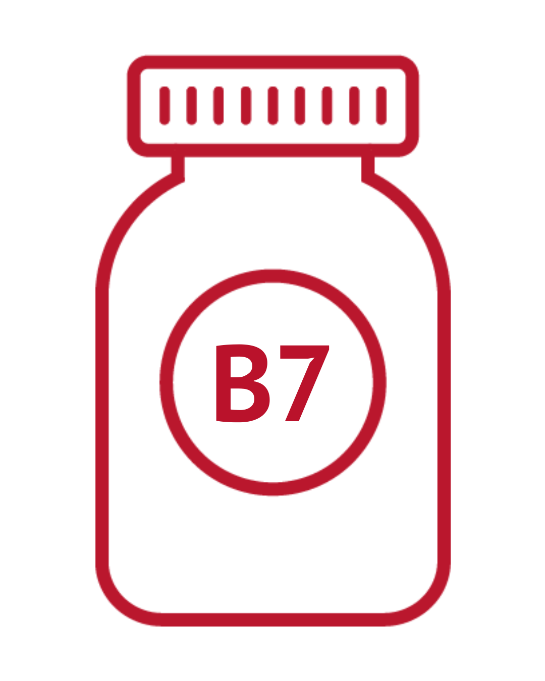 Bottle with Vitamin B7